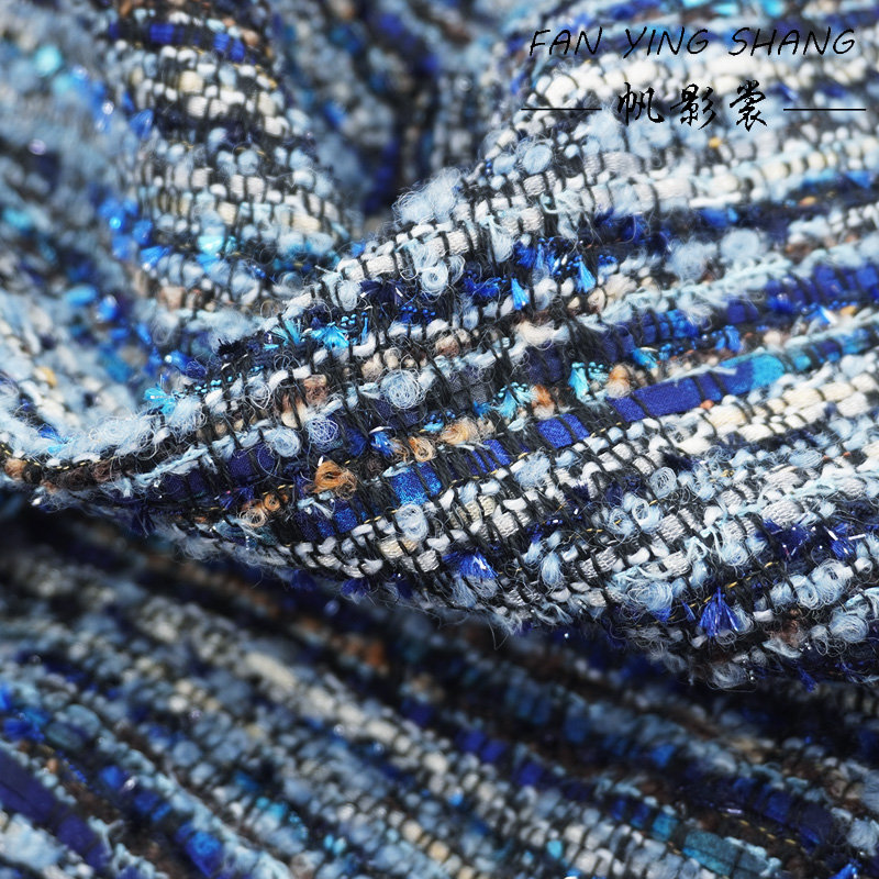 Sewing Tweed Fabric - Tkanina Tweed z Wełny Szyfonowej Serii
