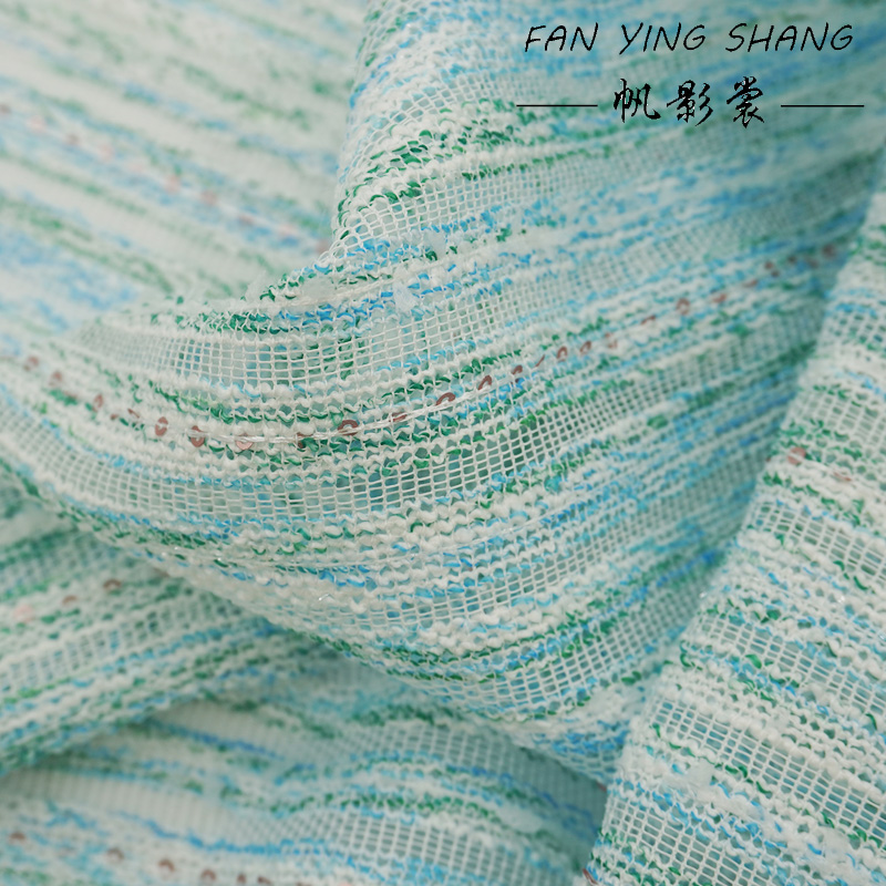 Świeża, stylowa niebiesko-ziel – Sewing Tweed Fabric recenzja i cena