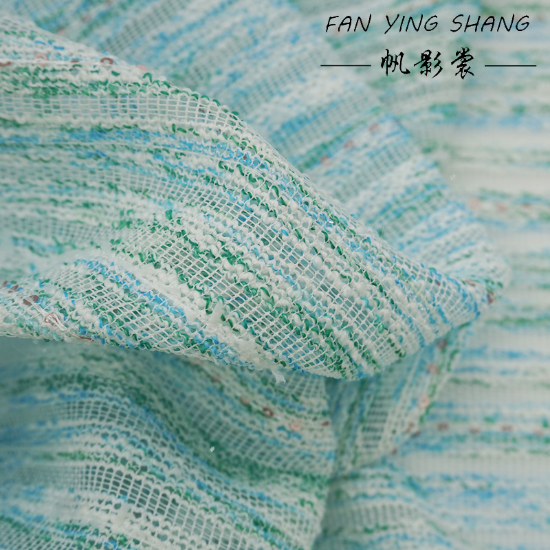 Świeża, stylowa niebiesko-ziel – Sewing Tweed Fabric recenzja i cena