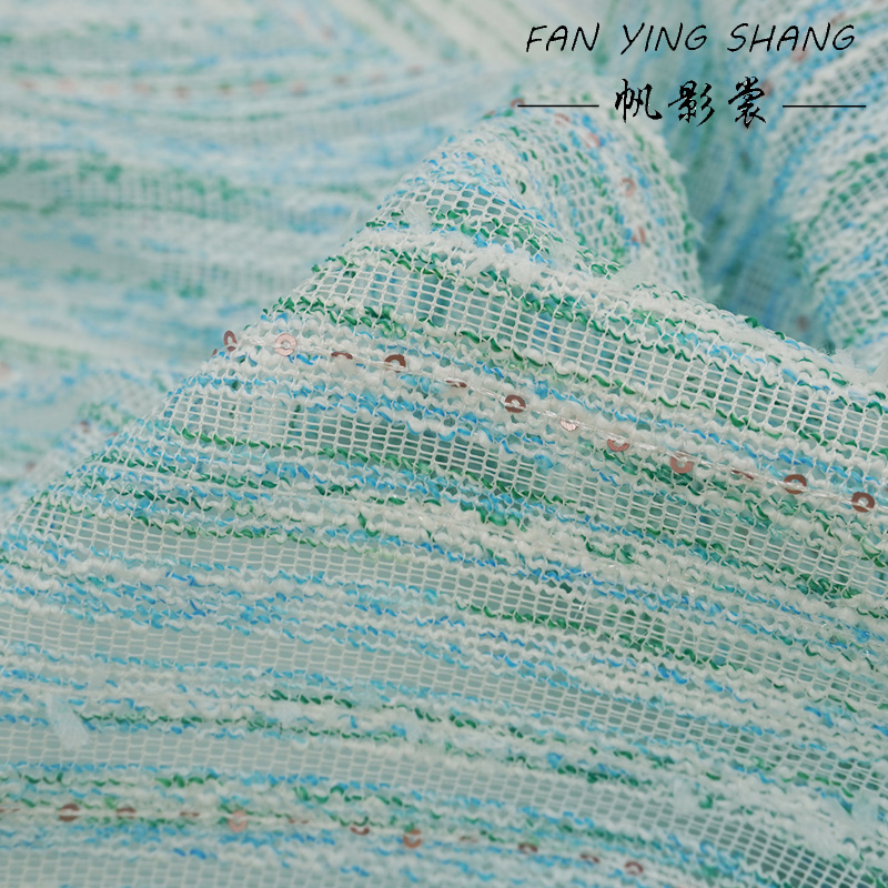 Świeża, stylowa niebiesko-ziel – Sewing Tweed Fabric recenzja i cena