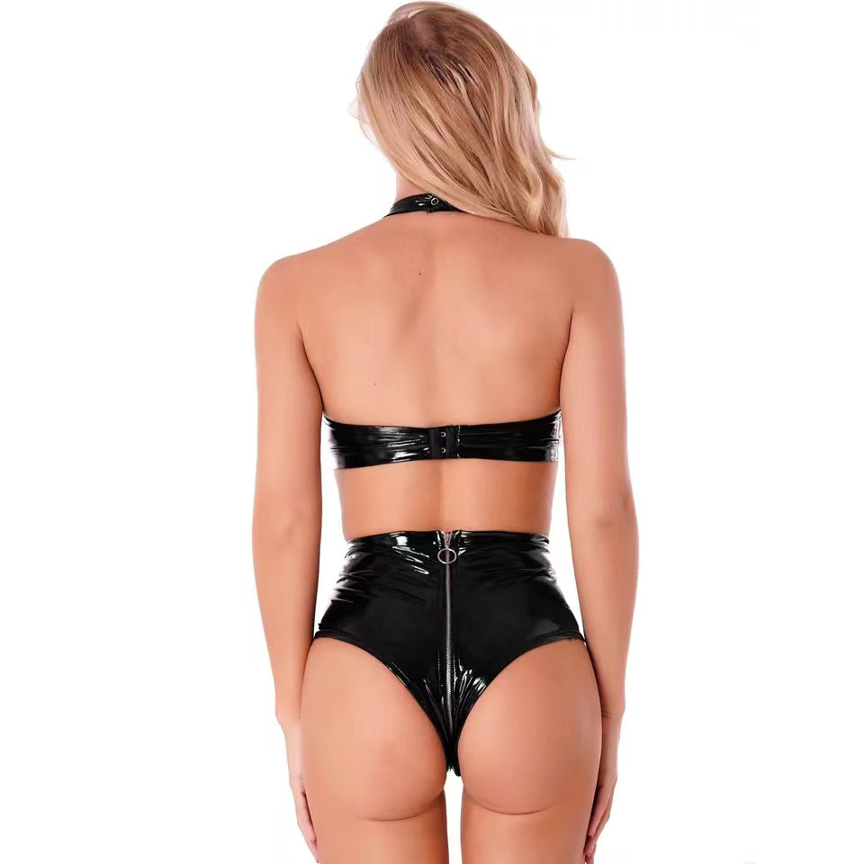 Seksowny czarny błyszczący lat – Sewing Latex recenzja i cena