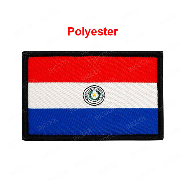 Paragwaj Flaga Haftowana Naszy – Velcro Sew On recenzja i cena