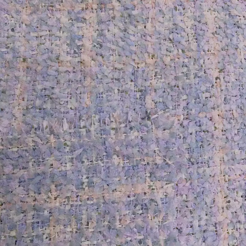 Jasnofioletowa siatka z wstążk – Sewing Tweed Fabric recenzja i cena